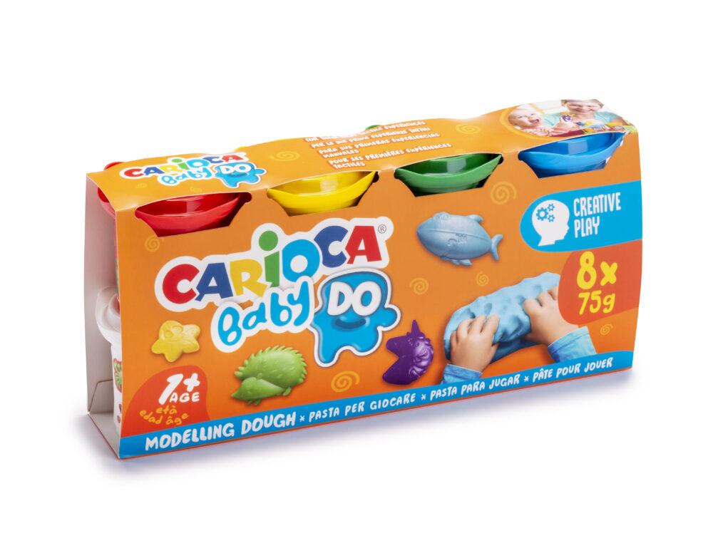 Carioca Baby Dough-Modelliermasse, 8 Farben