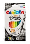 Carioca Filzstifte mit Pinselspitze, 10 Stück