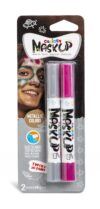 Carioca Mask Up Metallic Silber Pink