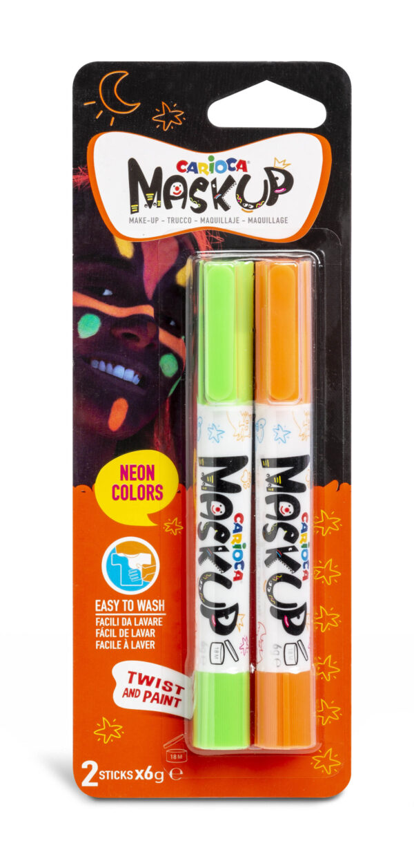 Carioca Mask Up Neon Grün Gelb